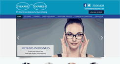 Desktop Screenshot of eyekareexpress.com